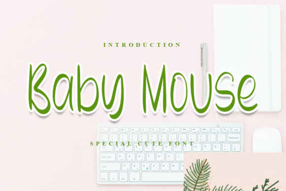 Baby Mouse Display Font for Friendly Branding Projects