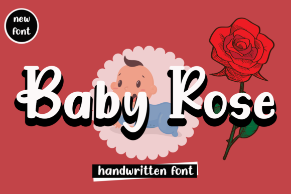 Baby Rose Font Review: A Playful Display Typeface for Creative Projects
