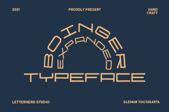 Boinger: A Vintage-Styled Display Font for Creative Projects