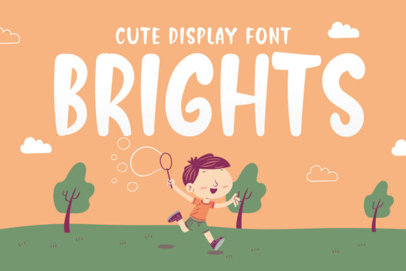 Brights Display Font for Branding Projects