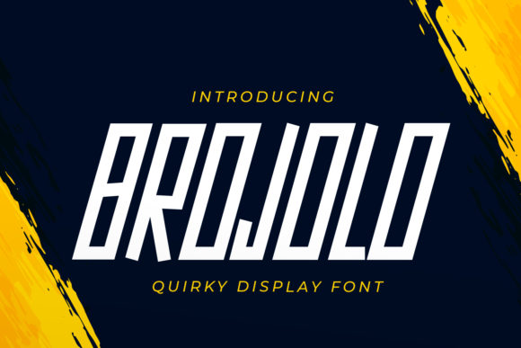 Brojolo Font: A Daring Typeface for Editorial Design