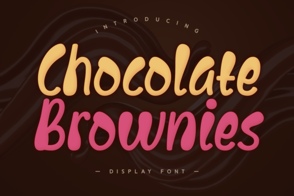 Chocolate Brownies Font for Creative Brands