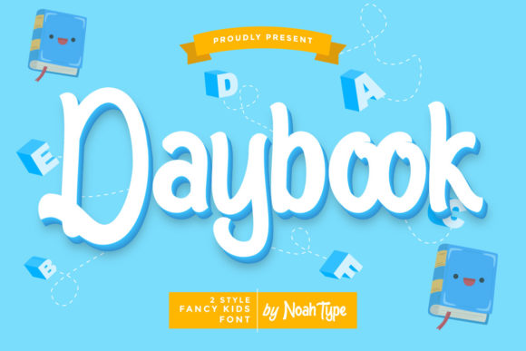 Daybook Font Review: A Playful Display Typeface for Kids-Centric Design