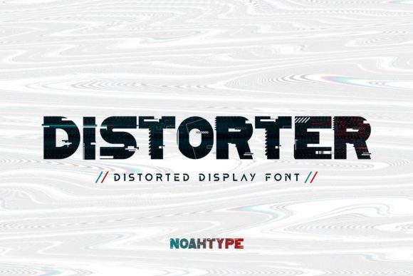 Distorter Font: Bold Typography for Digital Branding