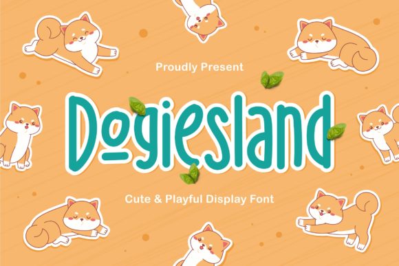 Dogiesland Font: A Playful Display Type for Creative Designs