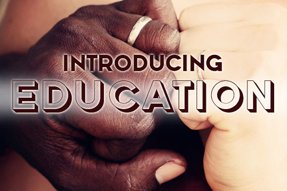 Education Font: A Premium Display Type for Modern Designers