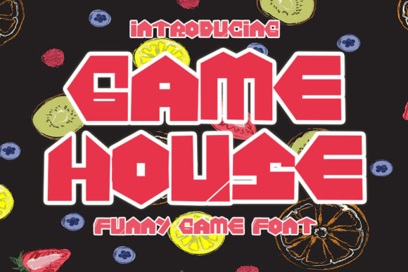 Game House Font: A Bold Typeface for Editorial Design