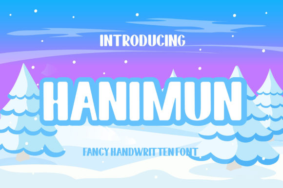 Hanimun Display Font for Editorial Design and Creative Projects