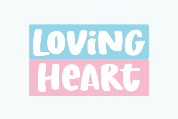 Loving Heart Font for Social Media and Display Campaigns