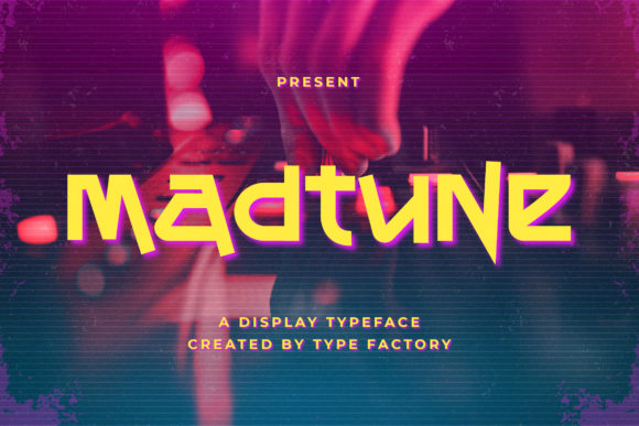Madtune: A Futuristic Font for Bold Branding