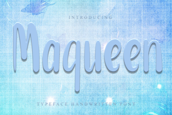 Maqueen Display Font for Editorial Design