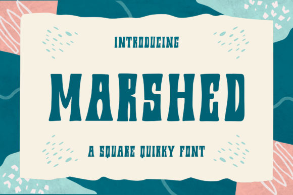 Marshed Font for Creative Branding and Display Projects