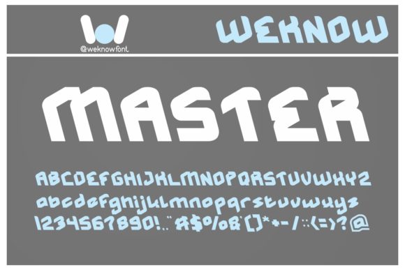 Master Font: A Bold Display Typeface for Digital Designers