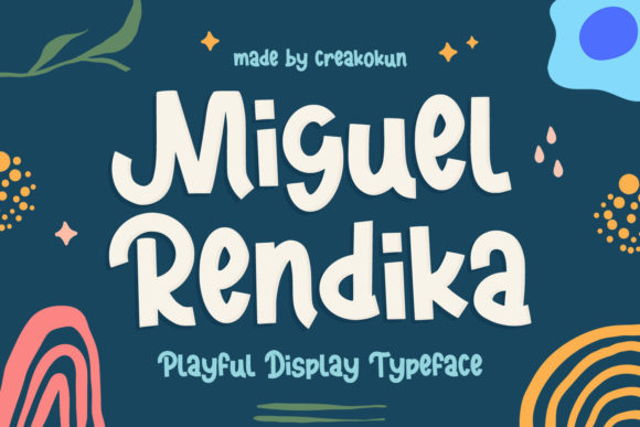Miguel Rendika Display Font Review for Brand Designers