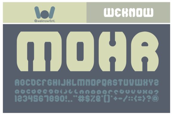 Mohr Display Font for Bold and Playful Brand Campaigns