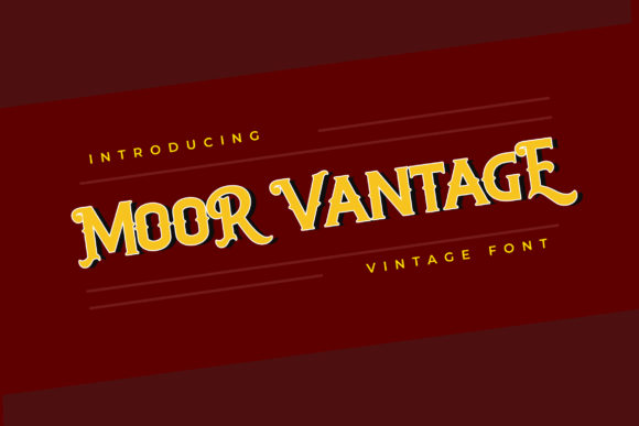 Moor Vantage Font: A Bold Choice for Creative Branding Projects