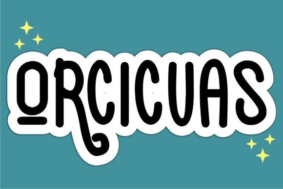 Orcicuas Font: A Stylish Typeface for Standout Branding