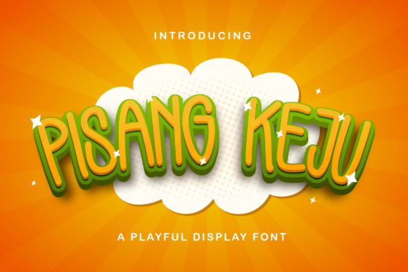 Pisang Keju Font: Playful Display Typography for Creative Campaigns