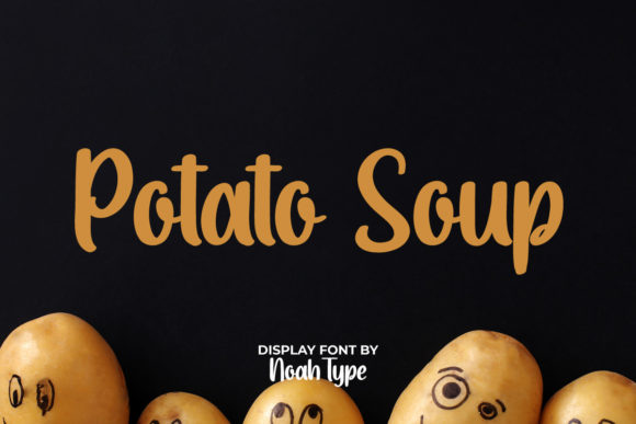 Potato Soup Font for Creative Branding