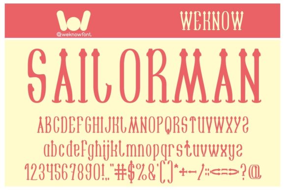 Sailorman Font Adds Imposing Vibe to Web Projects