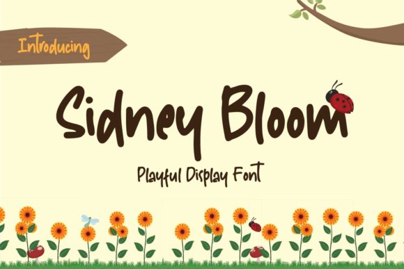 Sidney Bloom Font: A Playful Touch for Your Brand Identity