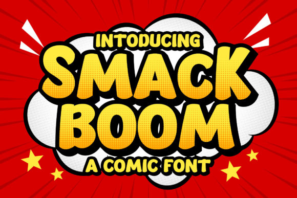 Smack Boom Font for Playful Branding