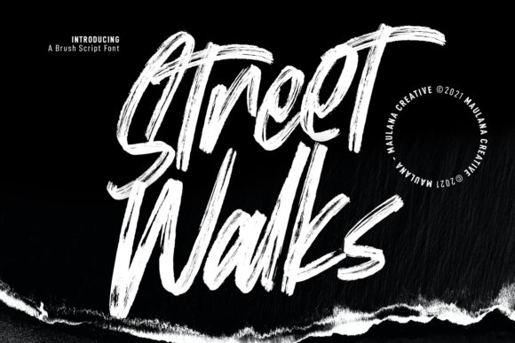 Street Walks: A Display Font for Thoughtful Typography