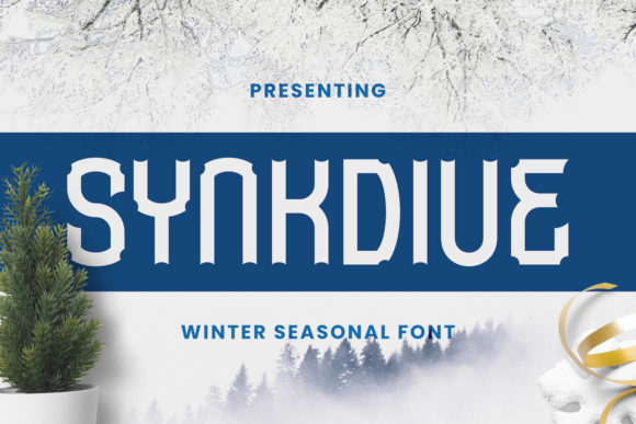 Synkdive: A Bold Display Font for Creative Makers