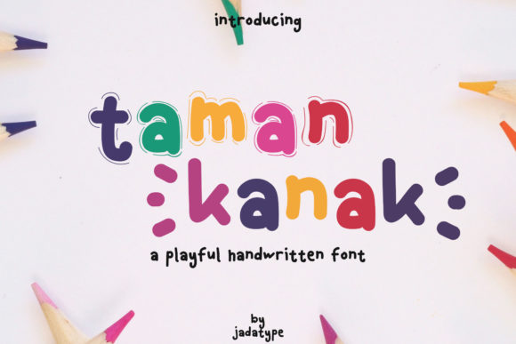 Taman Kanak Display Font for Digital Branding Projects