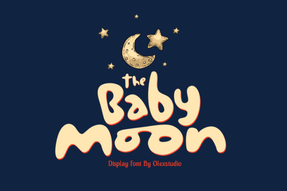 The Baby Moon: A Delightful Display Font for Every Occasion